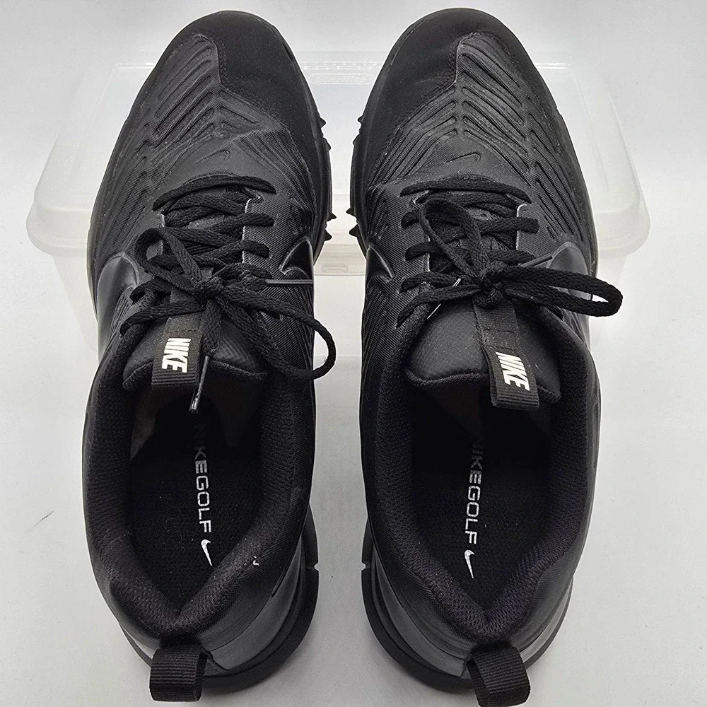 Nike Golf Explorer 2 S Shoes Mens 10.5W Black Spikeless 849958-001 Sneakers